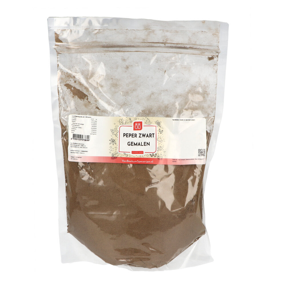 Peper zwart gemalen Peper zwart gemalen