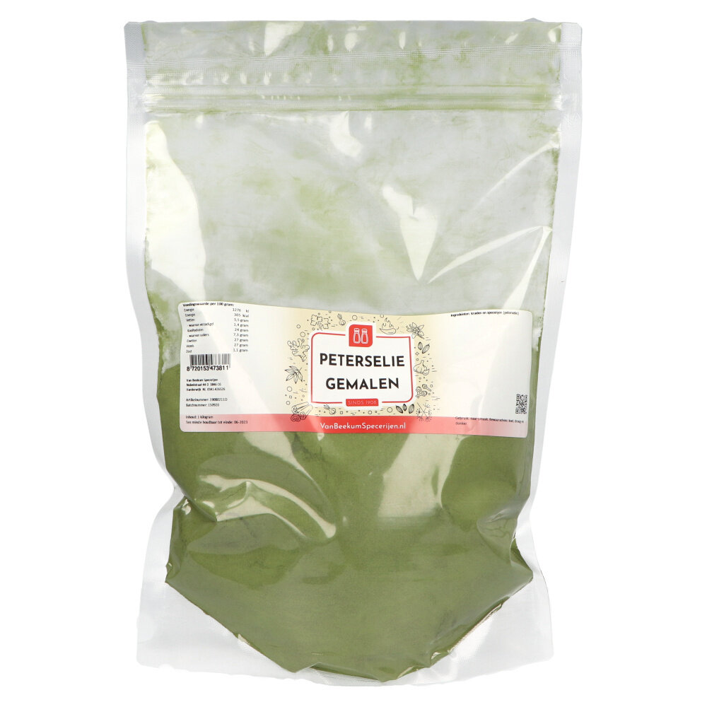 Peterselie gemalen Peterselie gemalen