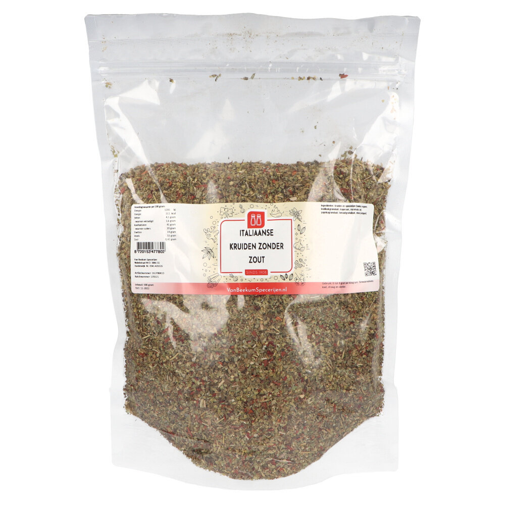 Italiaanse kruiden zonder zout Italiaanse kruiden zonder zout