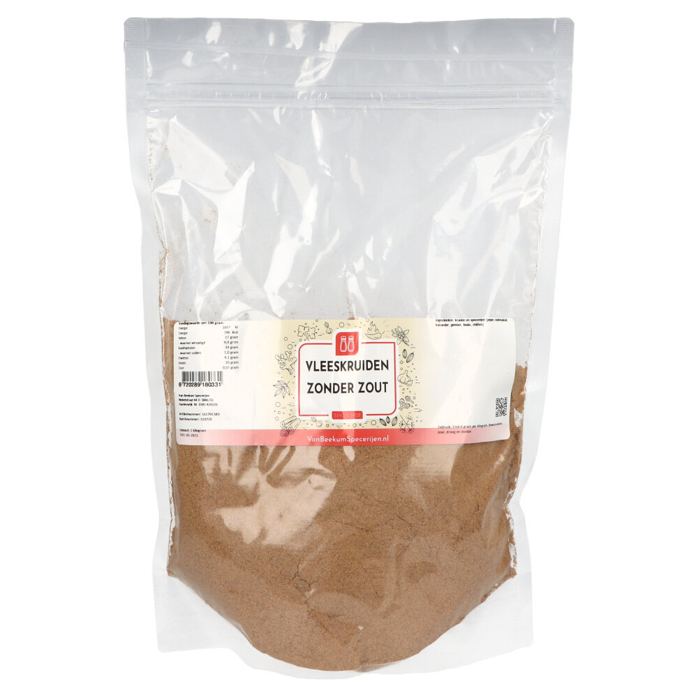 Vleeskruiden zonder zout Vleeskruiden zonder zout