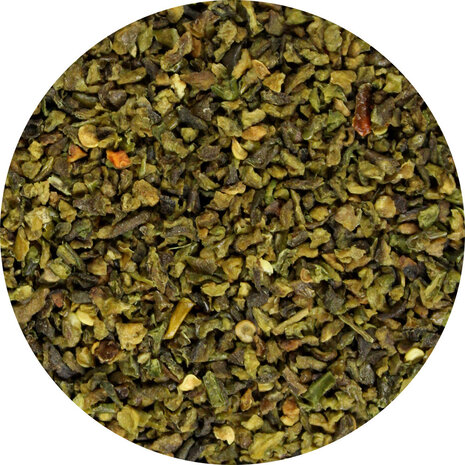 Paprika stukjes groen 1-3 mm Paprika stukjes groen 1-3 mm