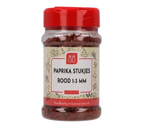 Paprika stukjes rood 1-3 mm Paprika stukjes rood 1-3 mm