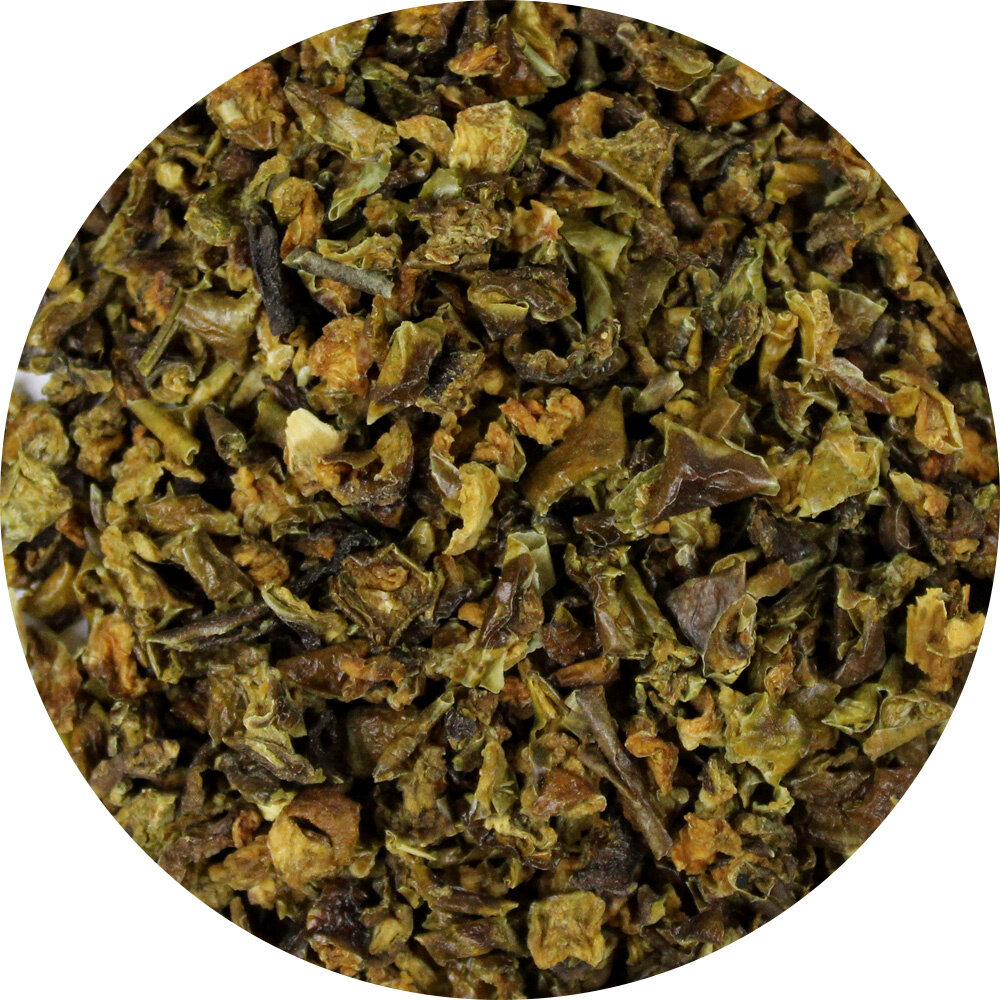 Paprika vlokken groen 9x9 mm Paprika vlokken groen 9x9 mm