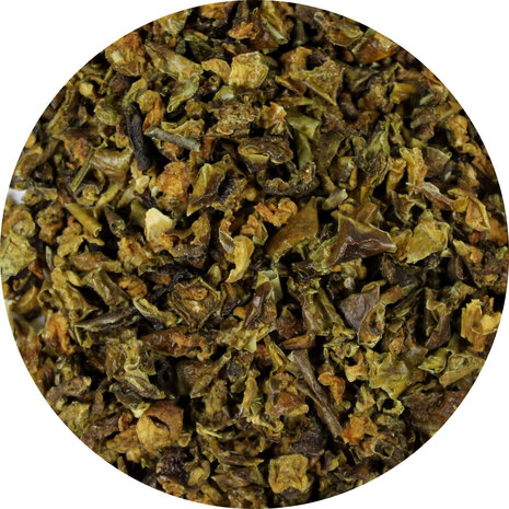 Paprika vlokken groen 9x9 mm Paprika vlokken groen 9x9 mm