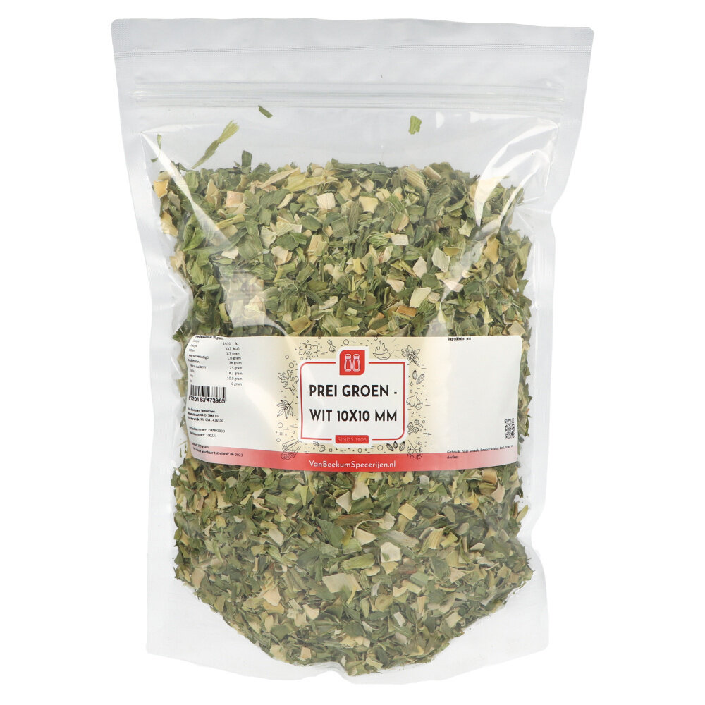 Prei groen wit 10x10 mm