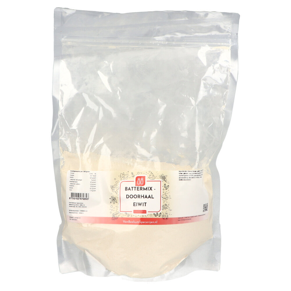 Battermix - Doorhaal eiwit Battermix - Doorhaal eiwit