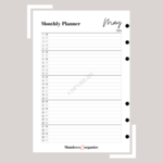 Monthly Planner