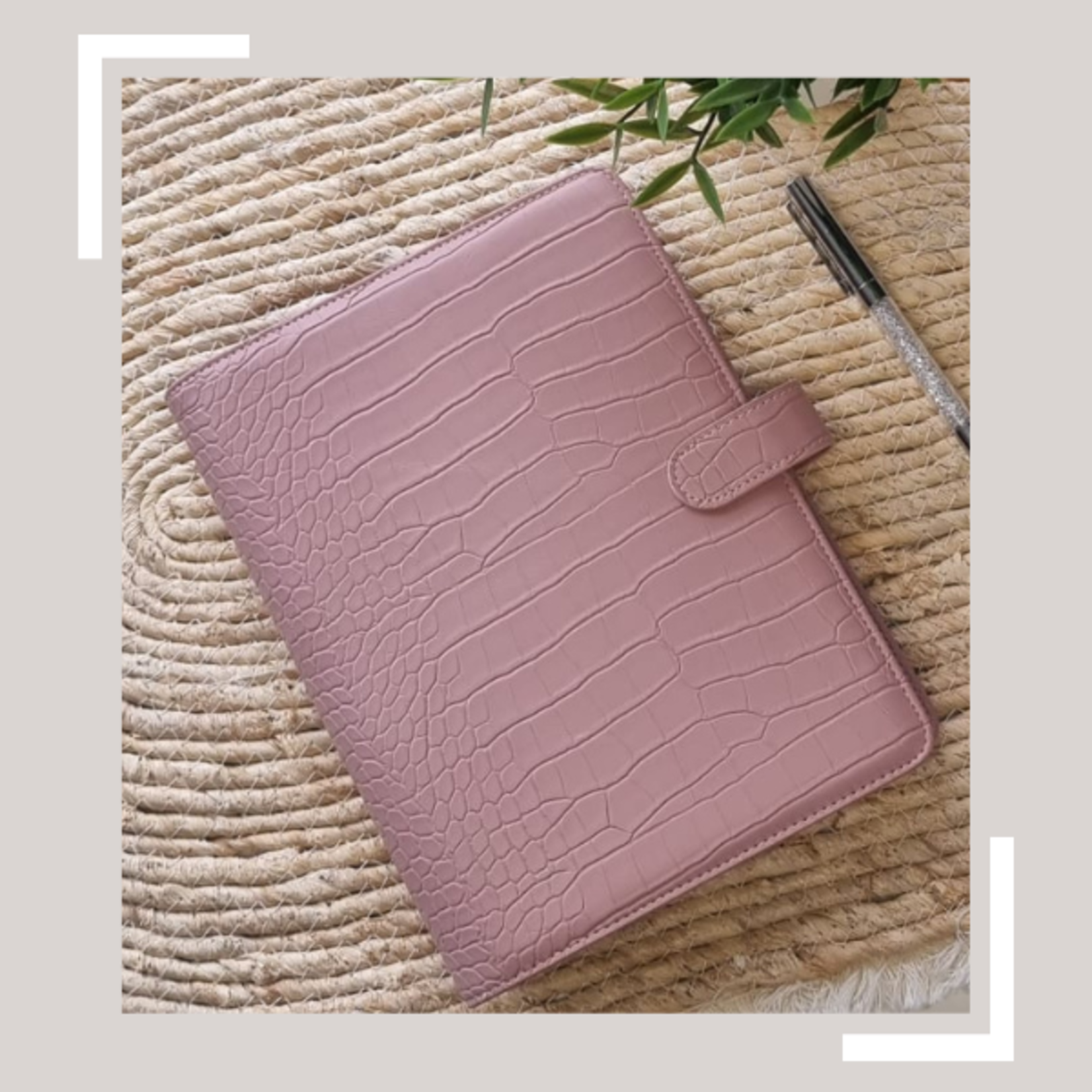 Ringbound Planner Pink A5 - Momloves2organize