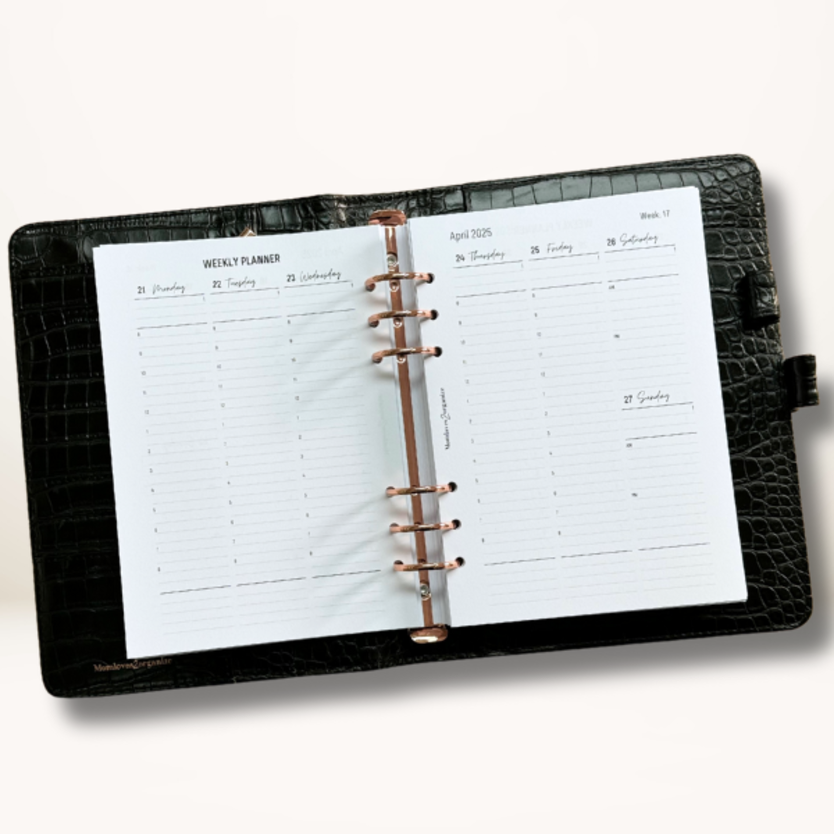 NIEUW! Gedateerde Weekplanner A5 Verticaal