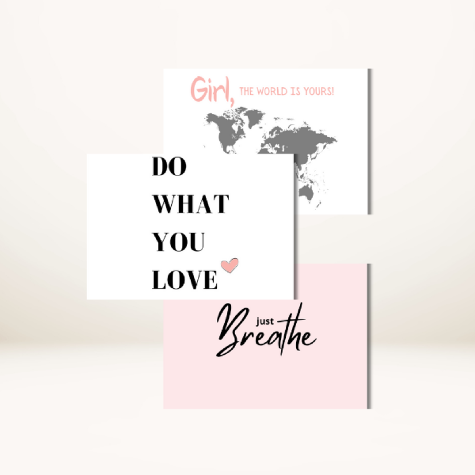 Quotecards (set of 6 pieces)
