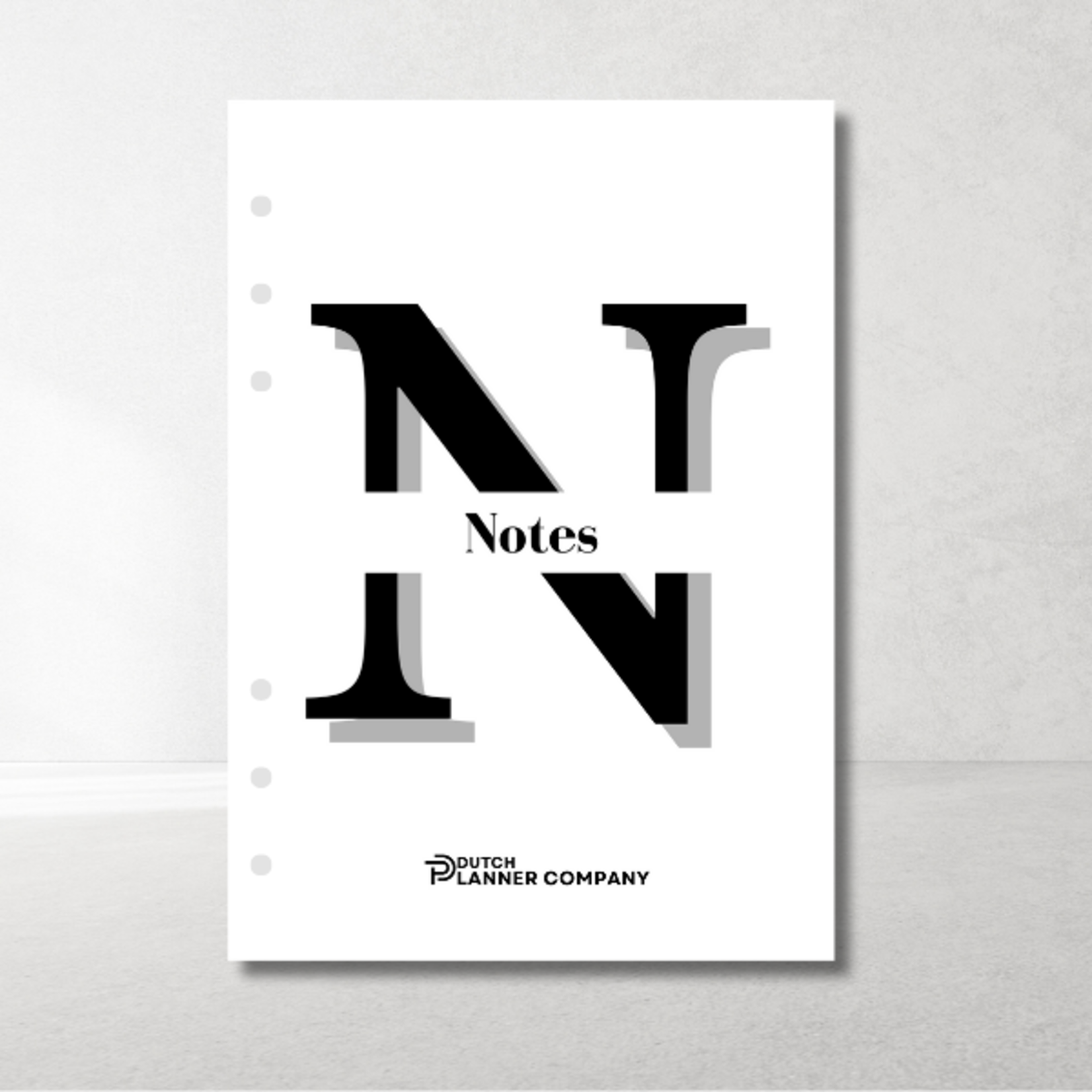 A5 Note Pages – set of 26 for 6-ring planner