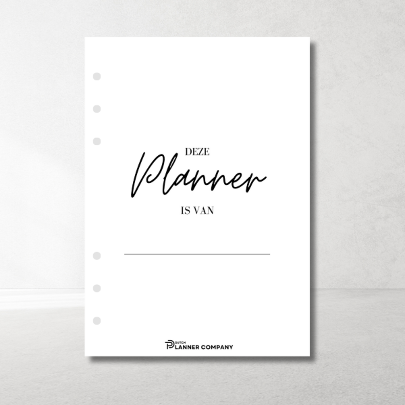 A5 Ringband Planner Agenda – flexibel, stijlvol & compleet