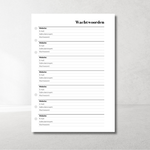 A5 Ring Binder Planner Password Inserts (10 pieces)