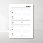 A5 Ringbandplanner Inhoud Adressen (10 stuks)