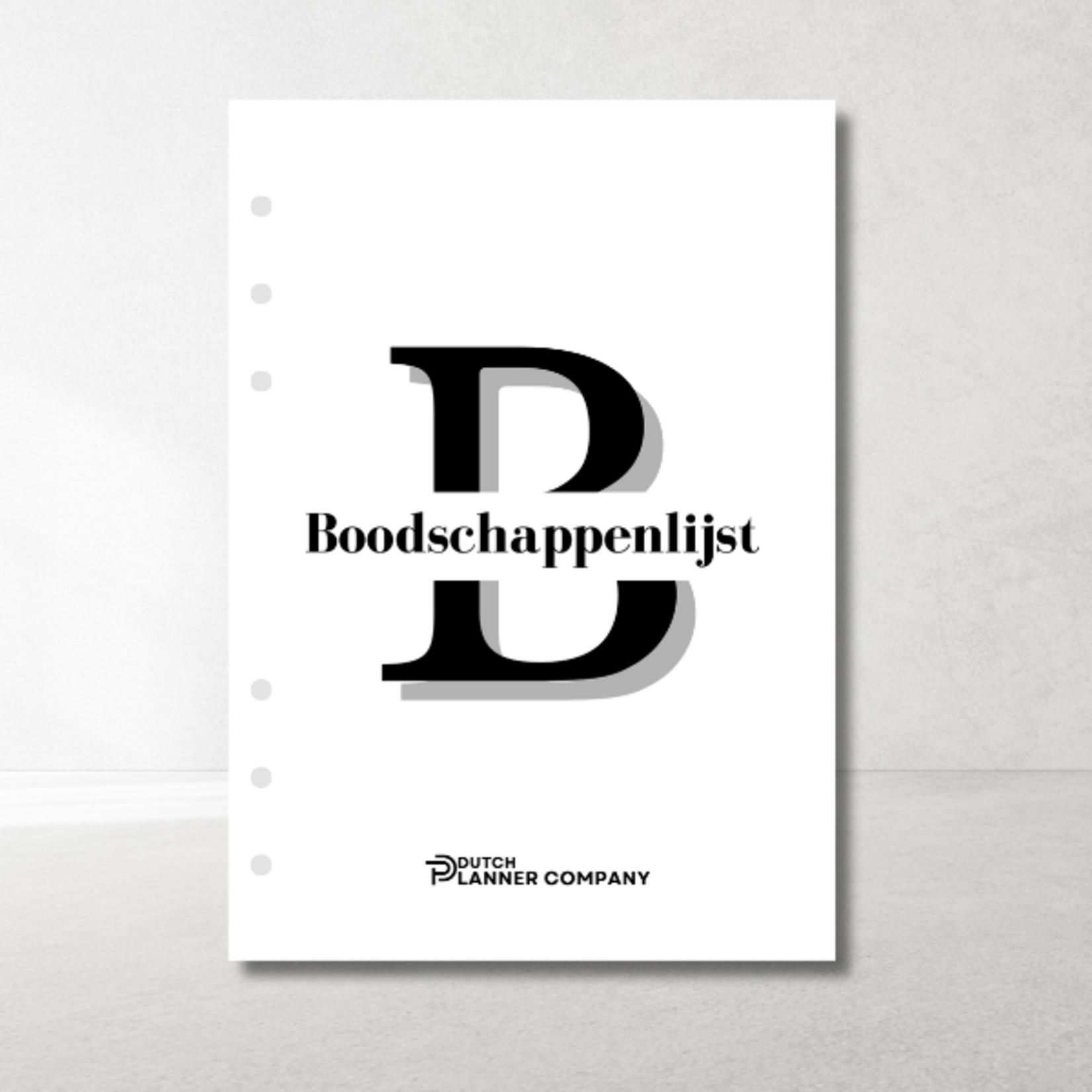 A5 Ringbandplanner Inhoud Boodschappenlijst – overzichtelijk & praktisch