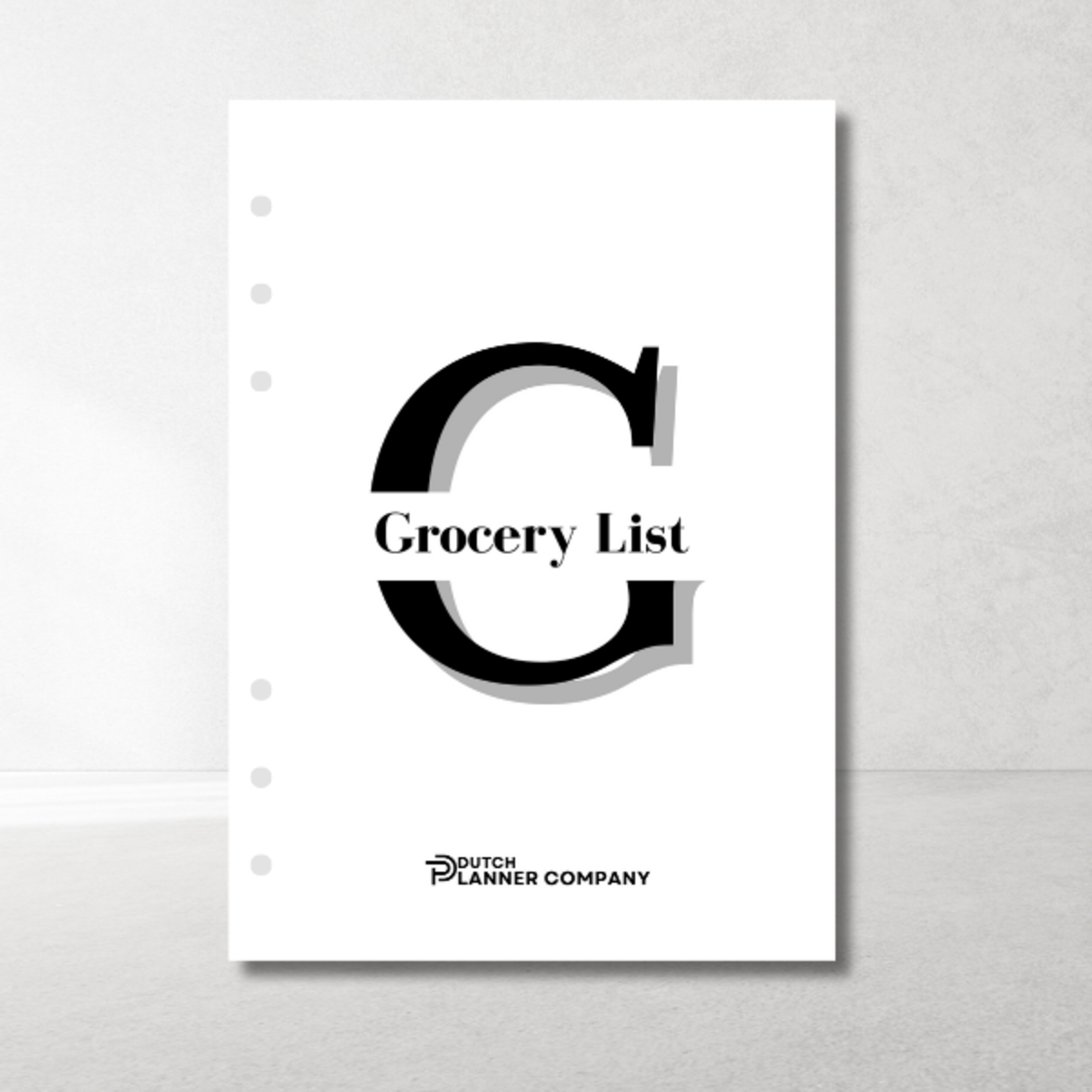 A5 Ring Binder Planner Shopping List Inserts – organized & practical