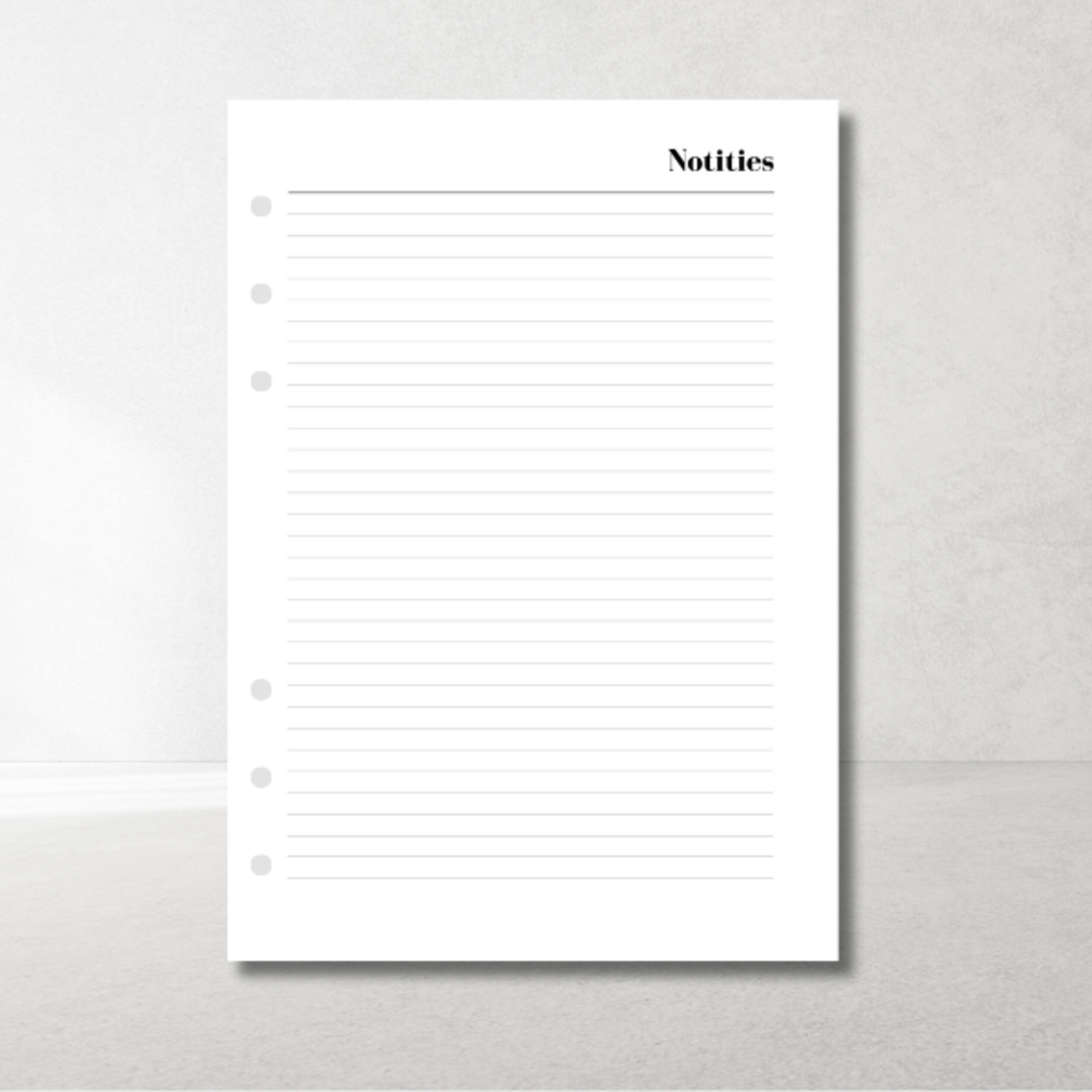 A5 Ring Binder Planner Dated Monthly Planner – compact & clear