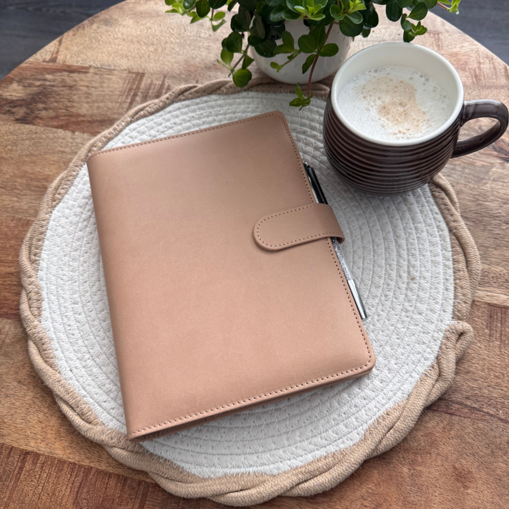 A5 Ringband Planner Agenda Zand - 20 mm ringen