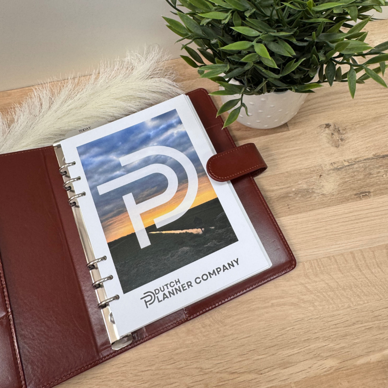 A5 Ringband Planner Agenda Bruin– 20 mm ringen