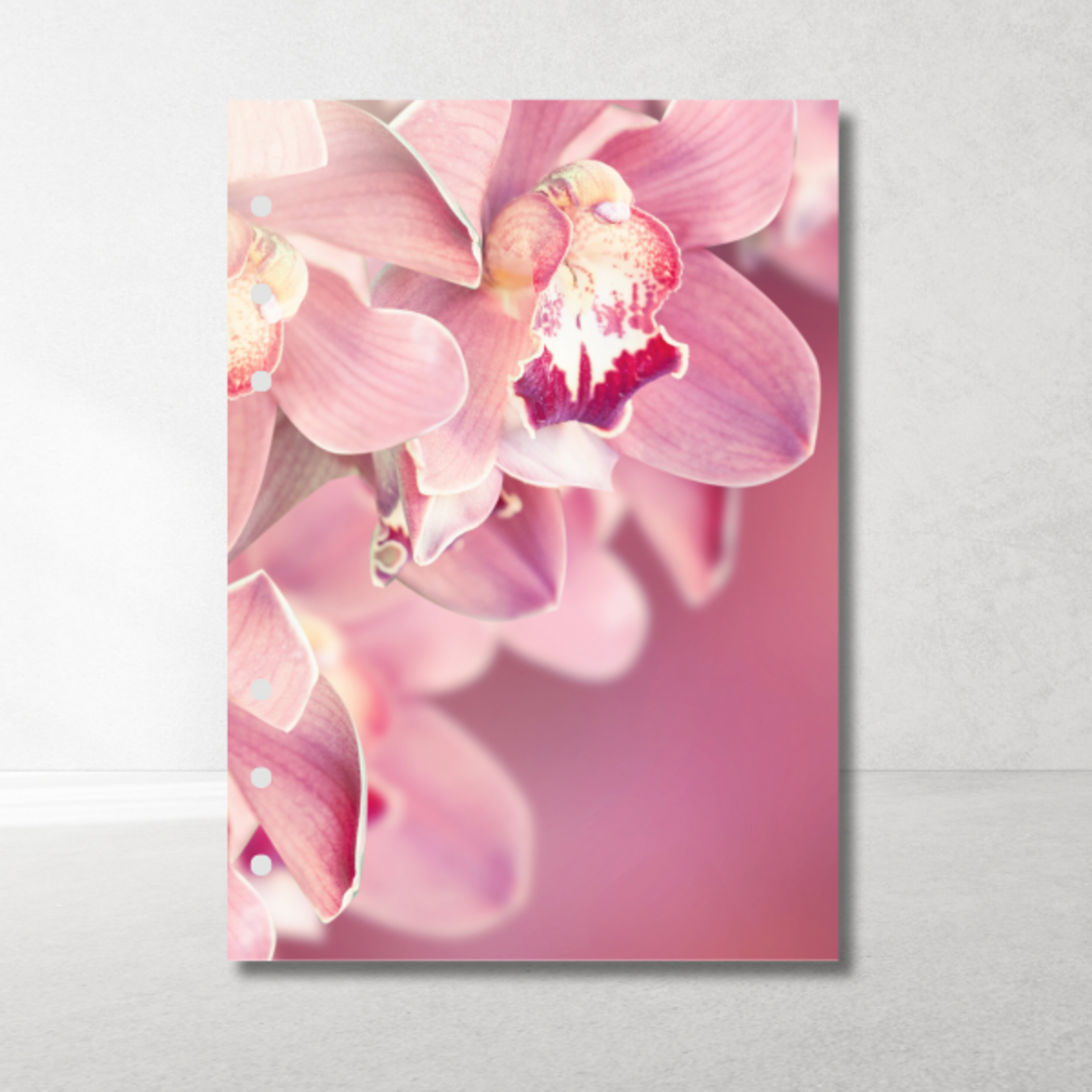 A5 Planner Inlegkaarten Pink Flowers – set van 6, 6 designs