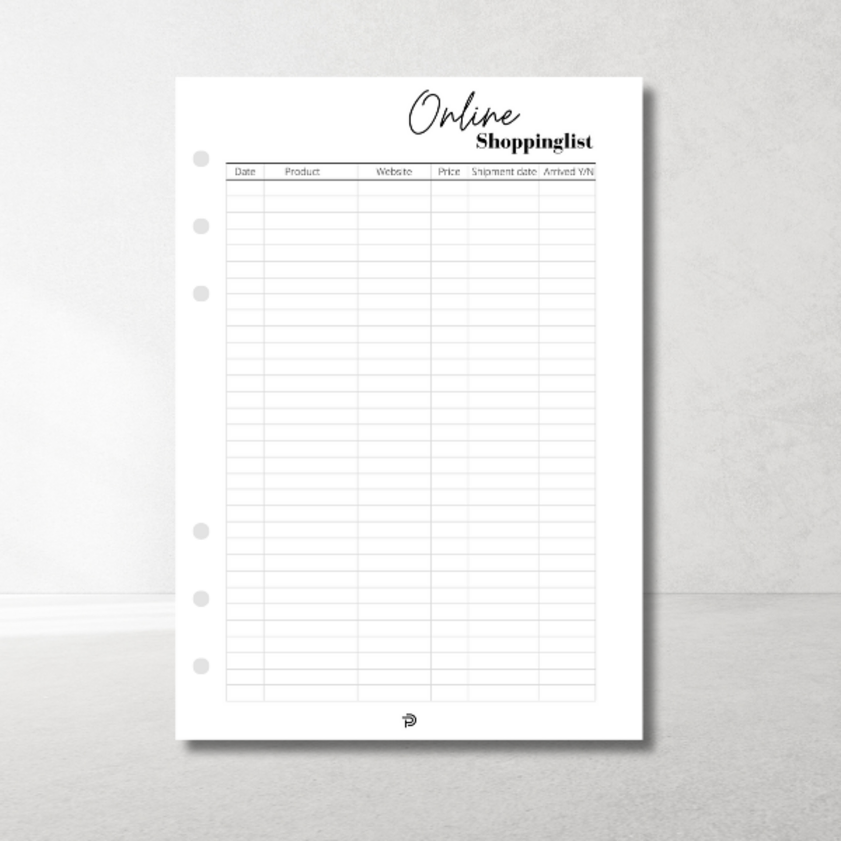 A5 Ring Binder Planner Finance Inserts – overview & budget control