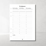 Weekly Planner Vertical A5 Undated!