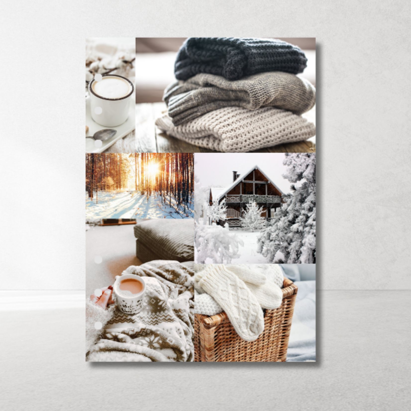 A5 Planner Inlegkaarten Cosy Winter – set van 6, 12 designs
