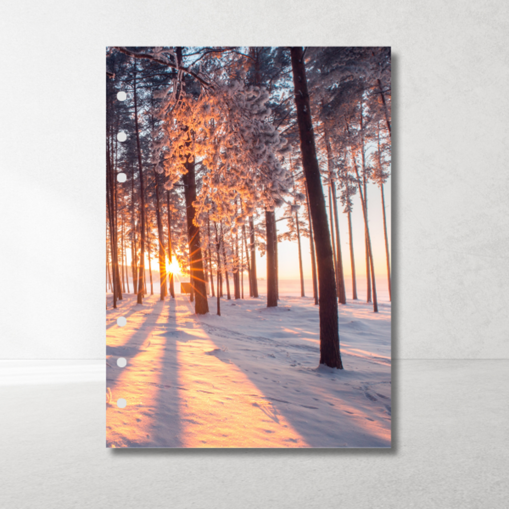 A5 Planner Insert Cards Cosy Winter – set of 6, 12 designs