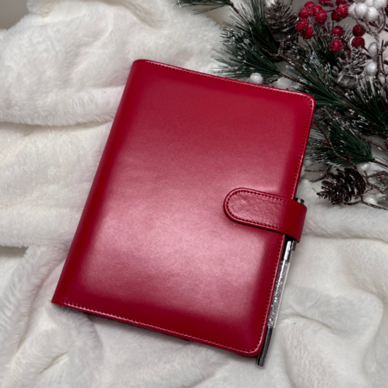 Complete A5 Ringband Planner Agenda Rood – 20 mm ringen