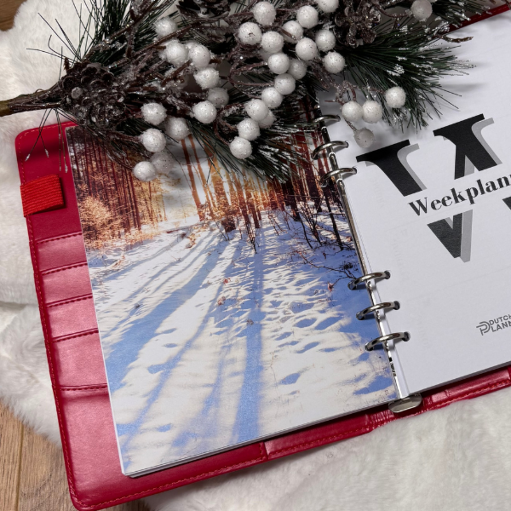 A5 Planner Insert Cards Cosy Winter – set of 6, 12 designs