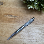 Zilveren Pen met Glitter