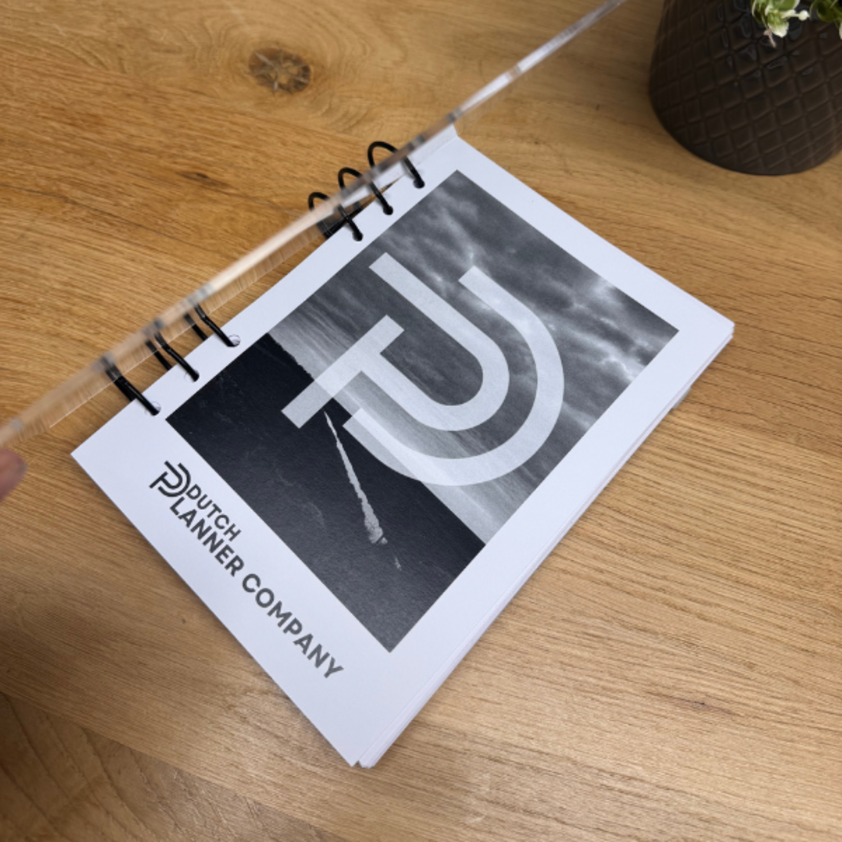 A5 Acrylic Covers & Rings – planner base set