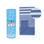 Towel To Go Towel To Go Malibu Blauw Met Giftbox