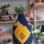 Souk In The City Berber Basket Blue I Yellow I Green I Orange