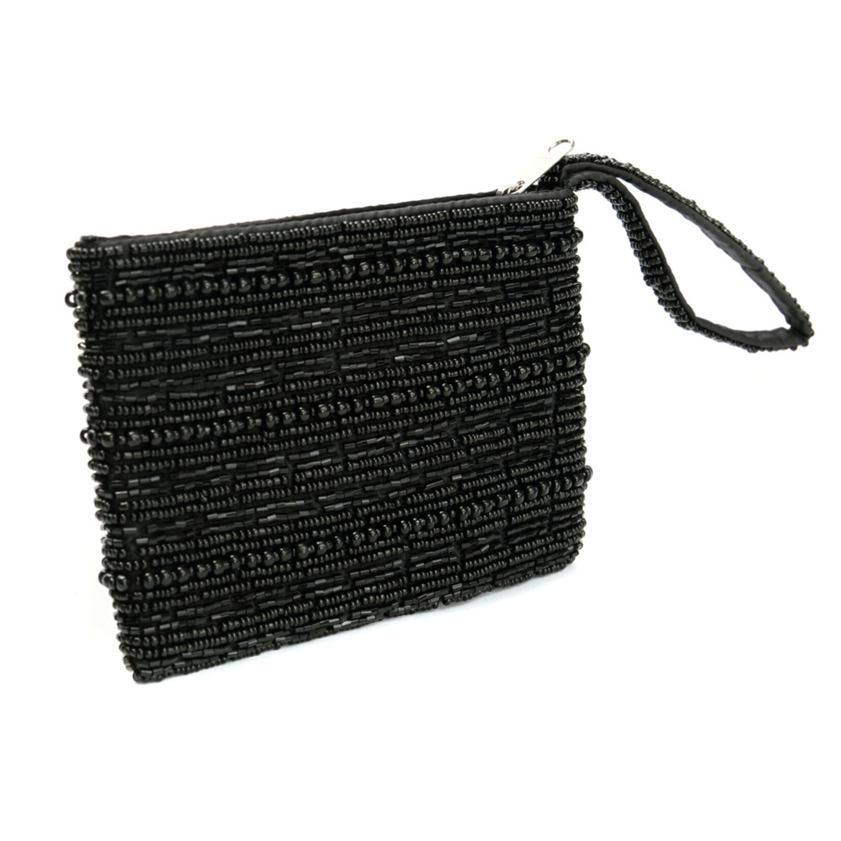 Bazar Bizar De Black Beaded Portemonnee - Zwart