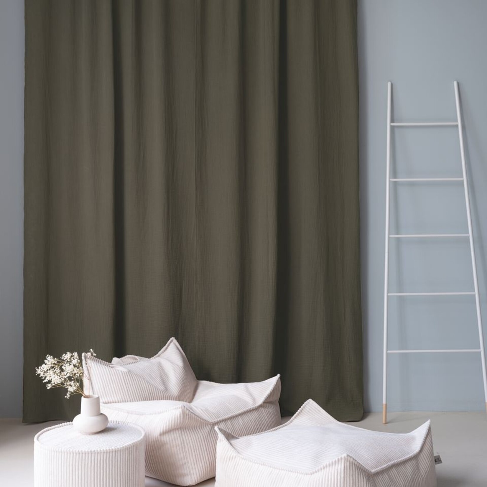 Forest Green Curtain