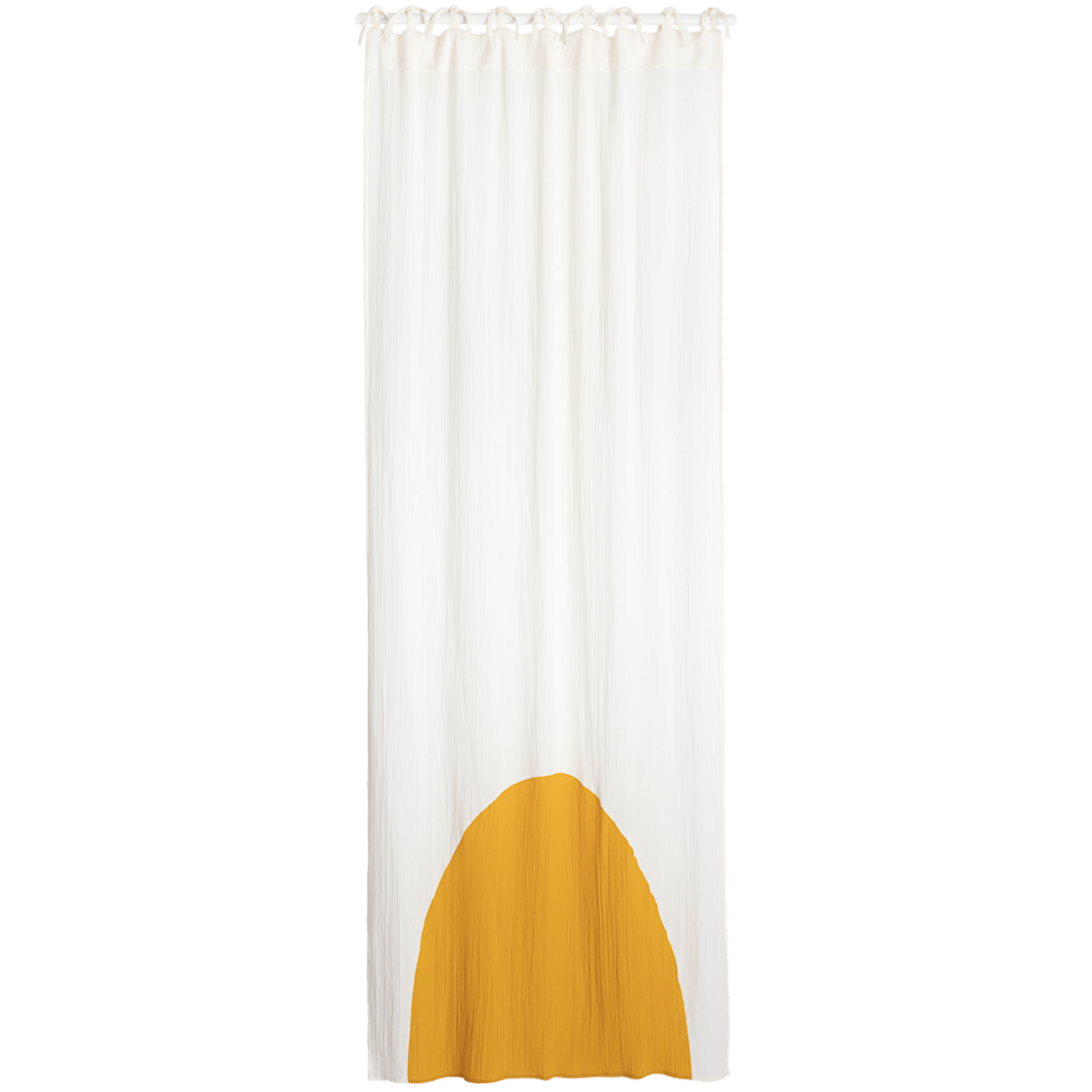 Yellow Curry Sunrise Curtain