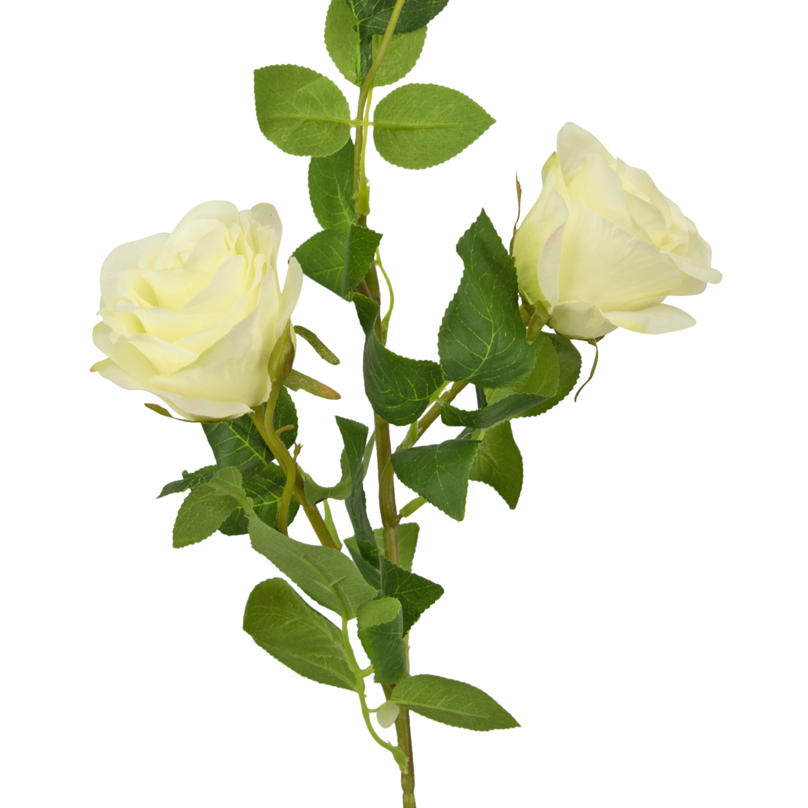 Greenmoods Kunsttak roos 68 cm wit