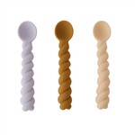OYOY MINI Mellow Spoon - Pakket van 3 - Lavendel / Vanille / Licht Rubber