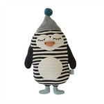 OYOY MINI Schatje - Baby Bob Pinguïn - Gebroken wit / Zwart