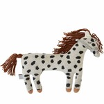 OYOY MINI Darling - Kleine Pelle Pony - Gebroken wit / Zwart