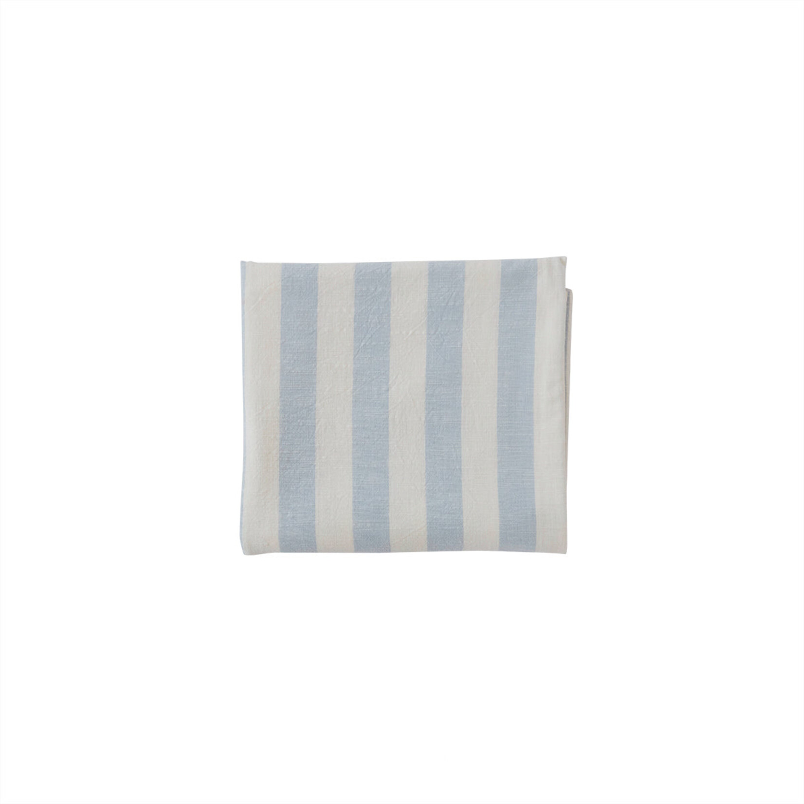 OYOY LIVING Gestreept Tafelkleed - 200x140 cm - IJsblauw