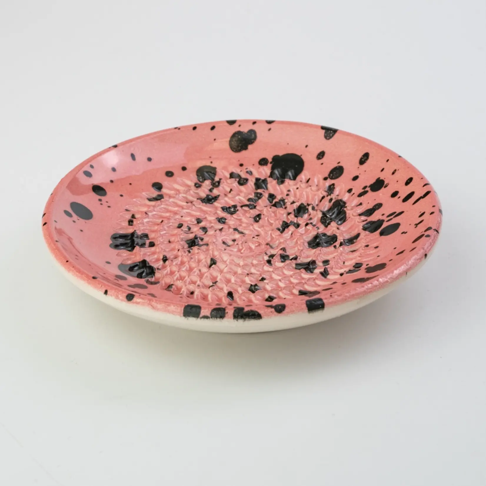 Alfar Tierra Cocida Keramische Voedselrasp Plate/Cosmic Rose Klein