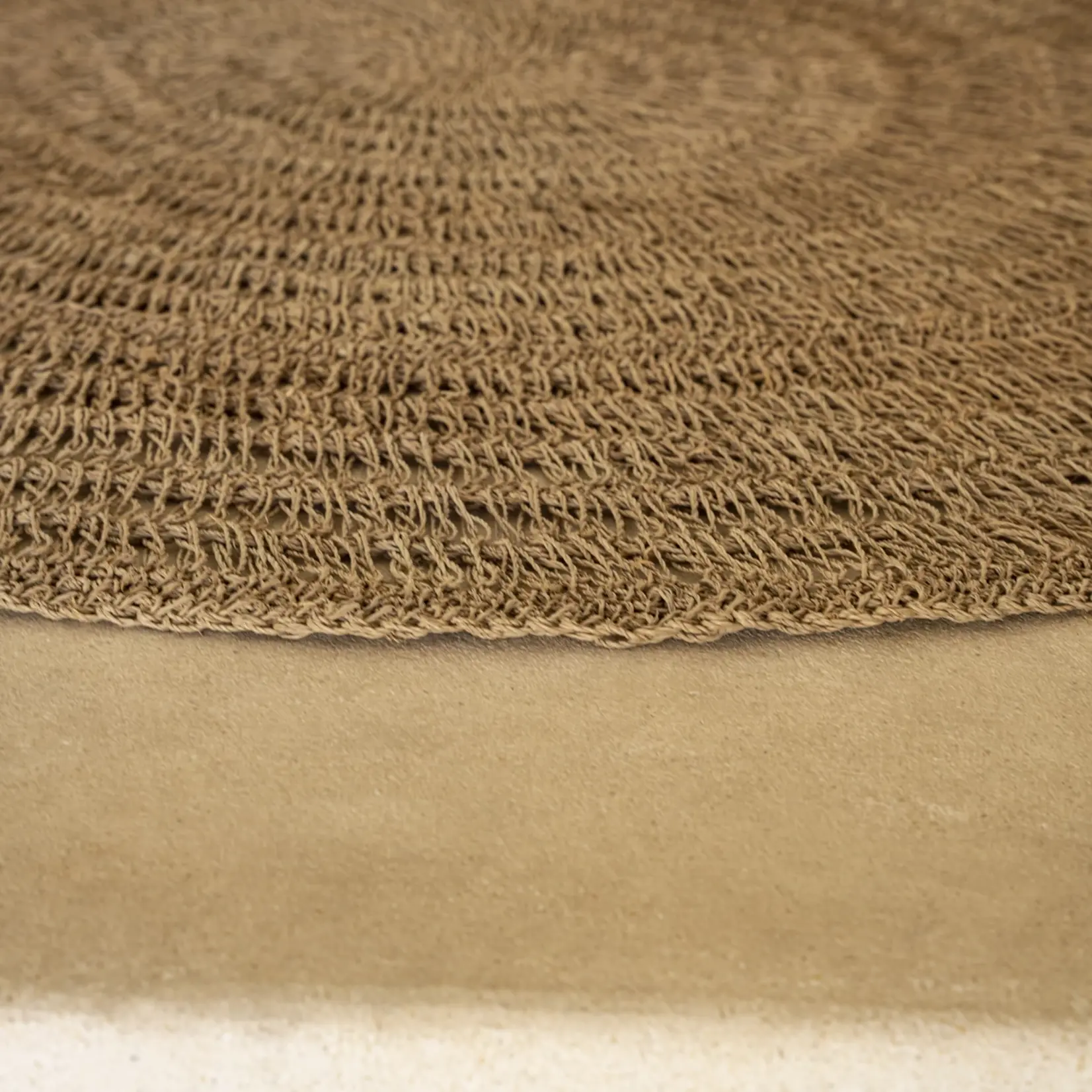 Bazar Bizar Het Seagrass Tapijt - Naturel - 100cm