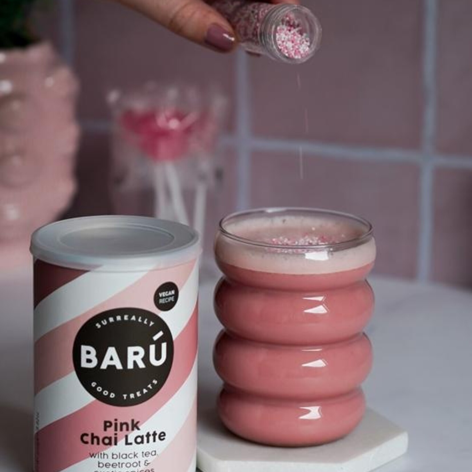 Barú Pink Chai Latte