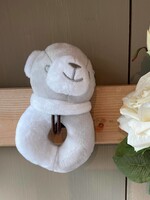 Soft Touch Soft Touch rammelaar beertje grijs-wit
