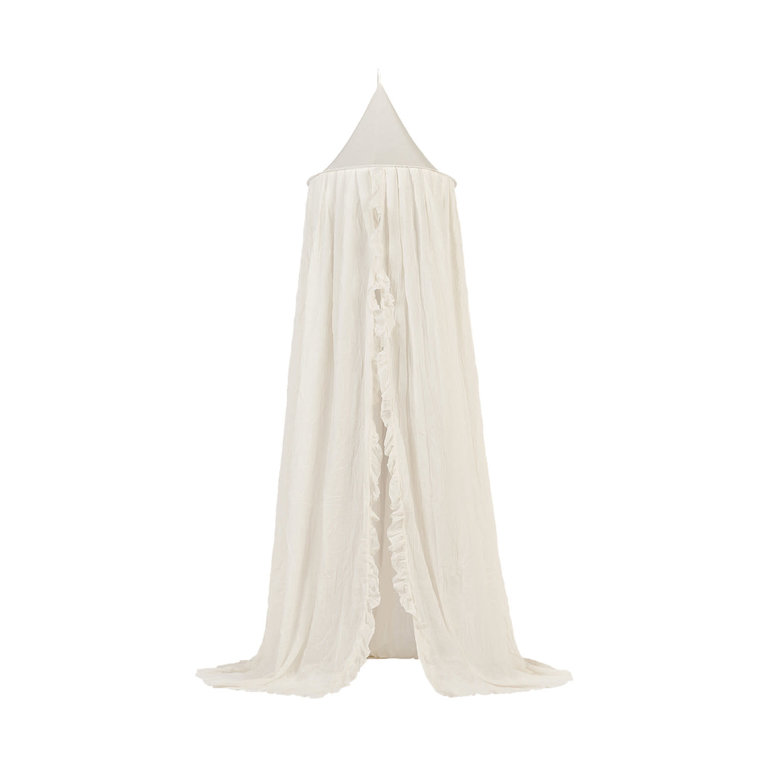 Jollein Klamboe vintage 245cm ruffle Ivory