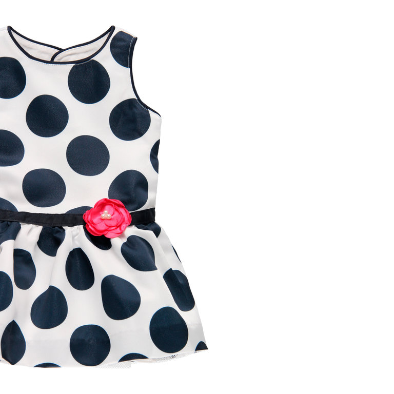 Boboli Dress fantasy polka dot for baby
