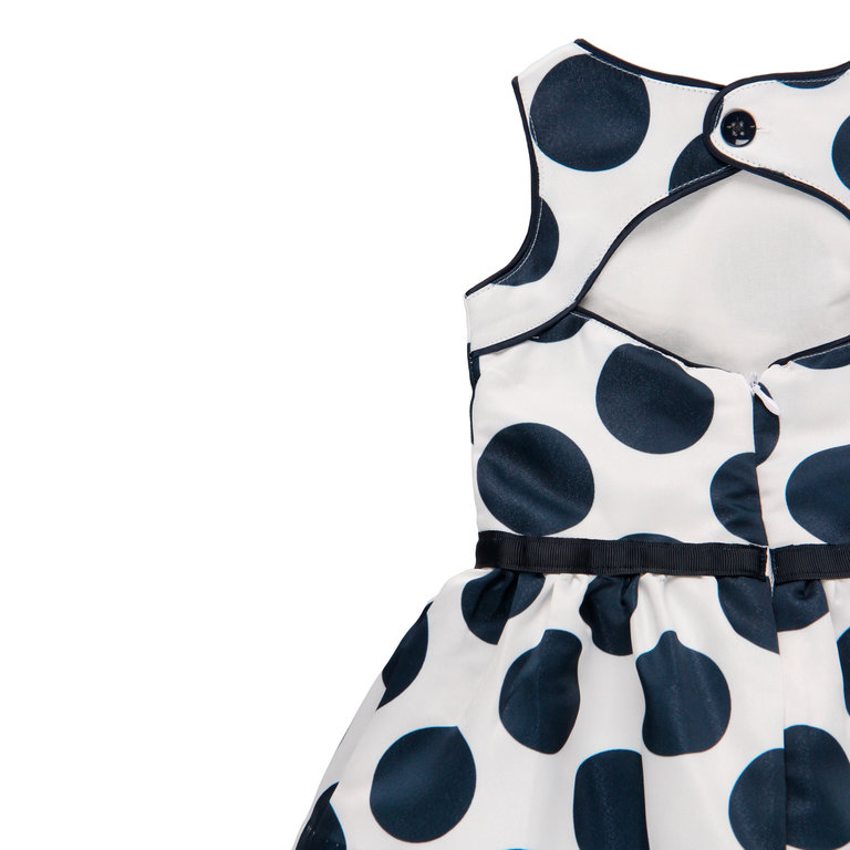 Boboli Dress fantasy polka dot for baby