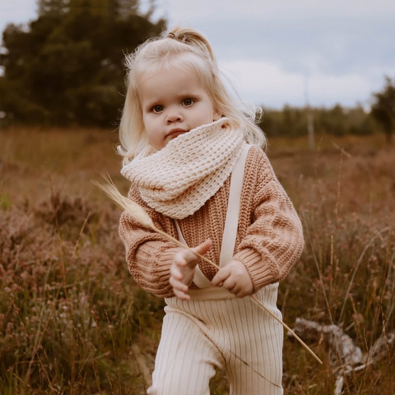 Your Wishes Sjaal | Knit | Noem | Sand